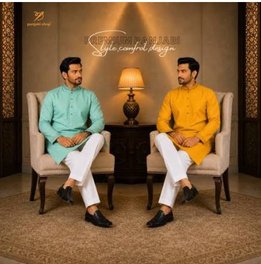 🕌 Exclusive Cotton Panjabi 🕌